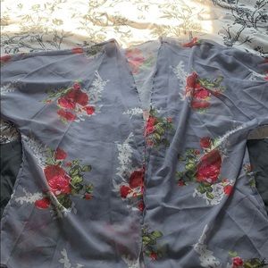 Sheer coverup/cardi